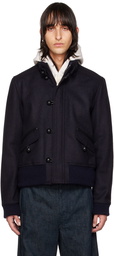 Isabel Marant Navy Peterson Biker Bomber