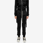 Rick Owens DRKSHDW Women's Mastodon Cut Combat Sweat Pants in Black