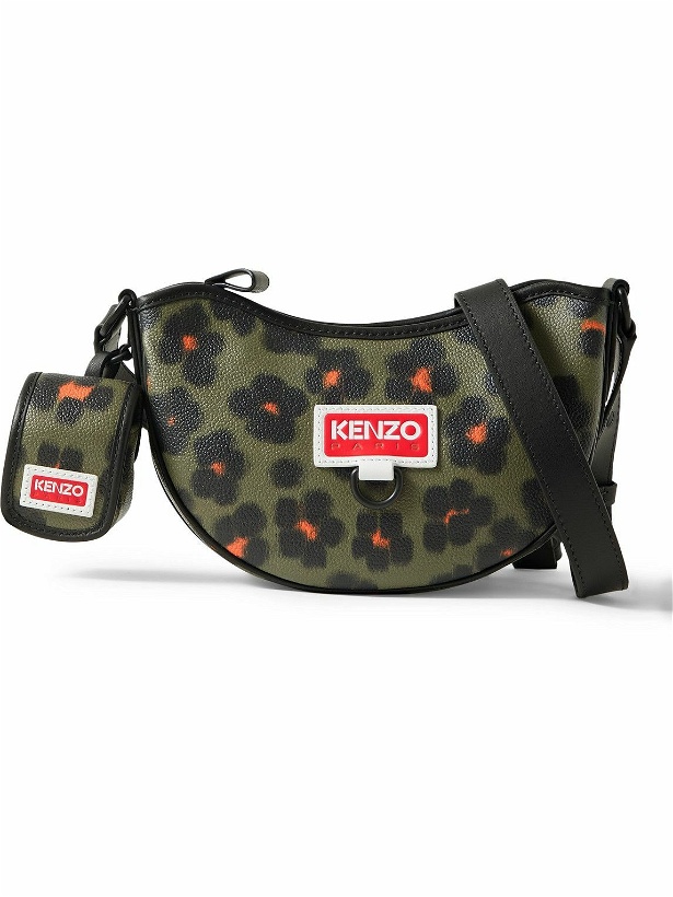 Photo: KENZO - Discover Floral-Print Faux Leather Messenger Bag