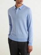Paul Smith - Merino Wool Polo Shirt - Blue