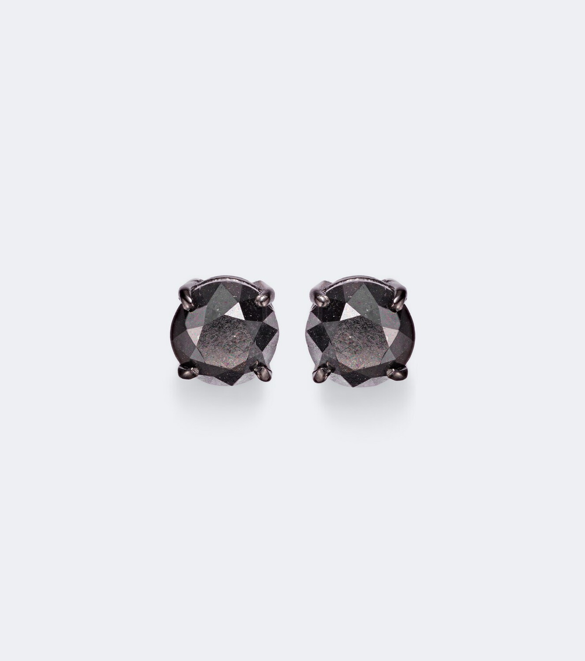 Shay Jewelry 18kt black gold earrings with black diamonds