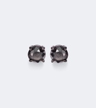 Shay Jewelry 18kt black gold earrings with black diamonds