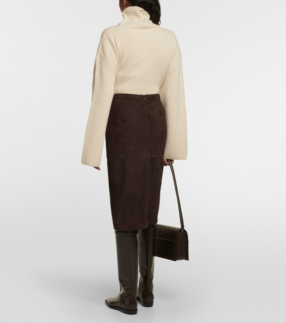 Toteme Suede midi skirt Toteme