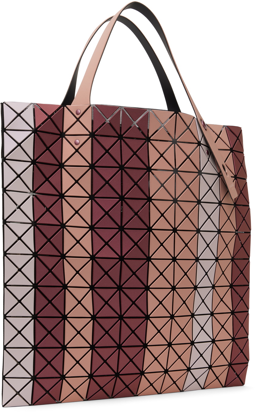 BAO BAO ISSEY MIYAKE Pink Large Prism Stripe Tote Bao Bao