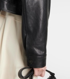 Proenza Schouler Judd shearling-trimmed leather jacket
