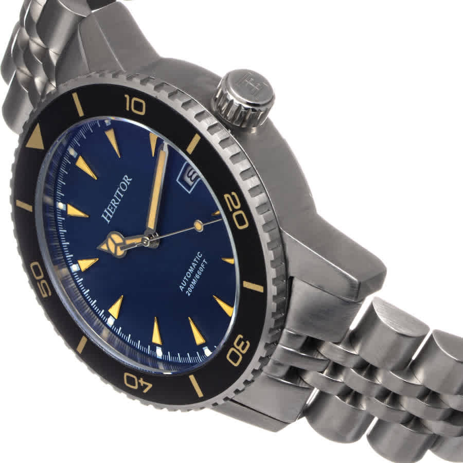 Heritor Hurst Blue Dial Mens Automatic Watch HERHS1902