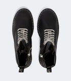 Rick Owens x Dr. Martens Quad leather platform ankle boots