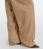 Etro Wool jacquard straight pants