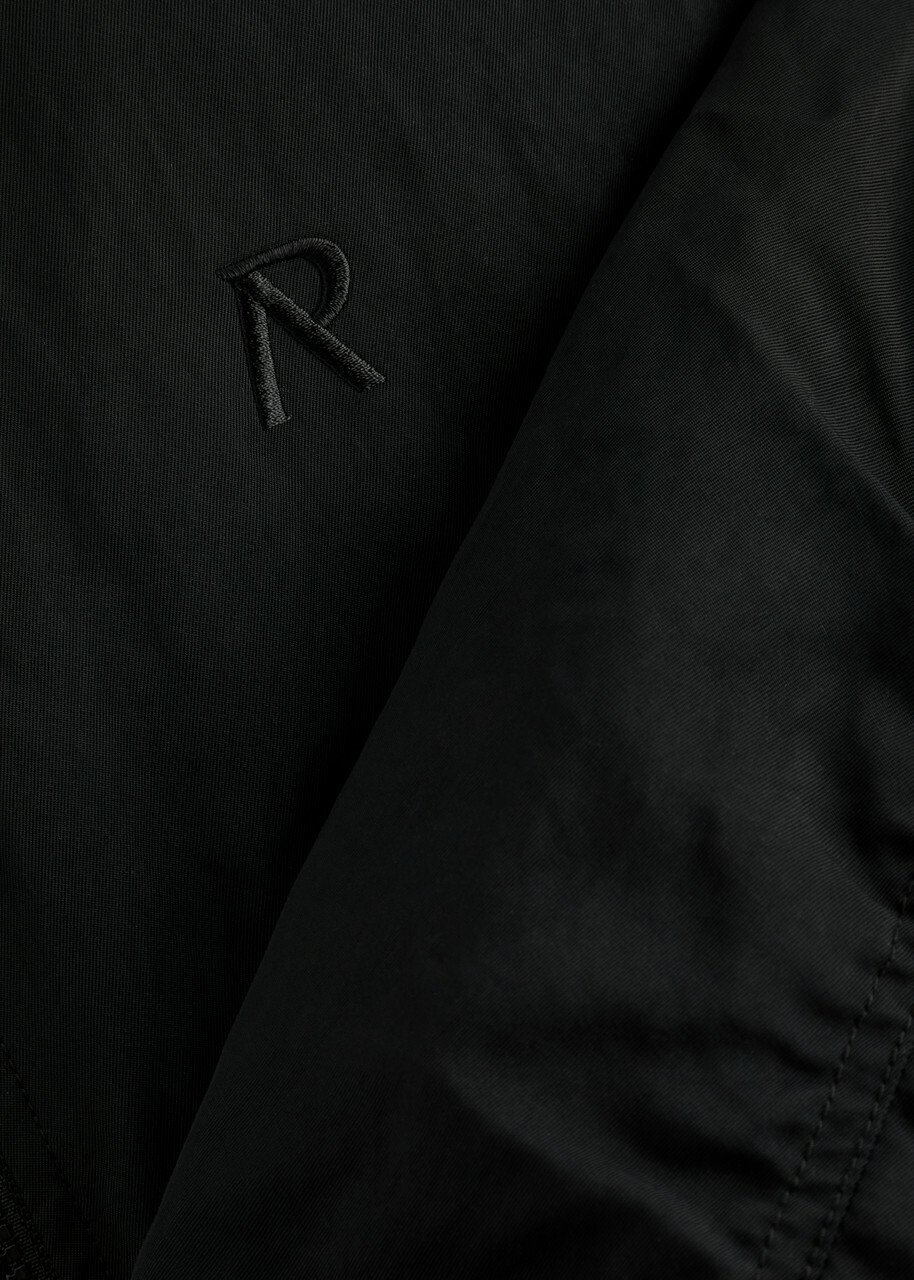 Represent Subway Logo-embroidered Nylon Bomber Jacket Black