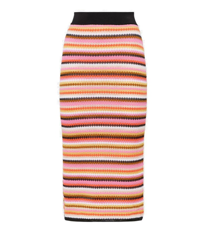 Photo: Missoni Cotton-blend midi skirt