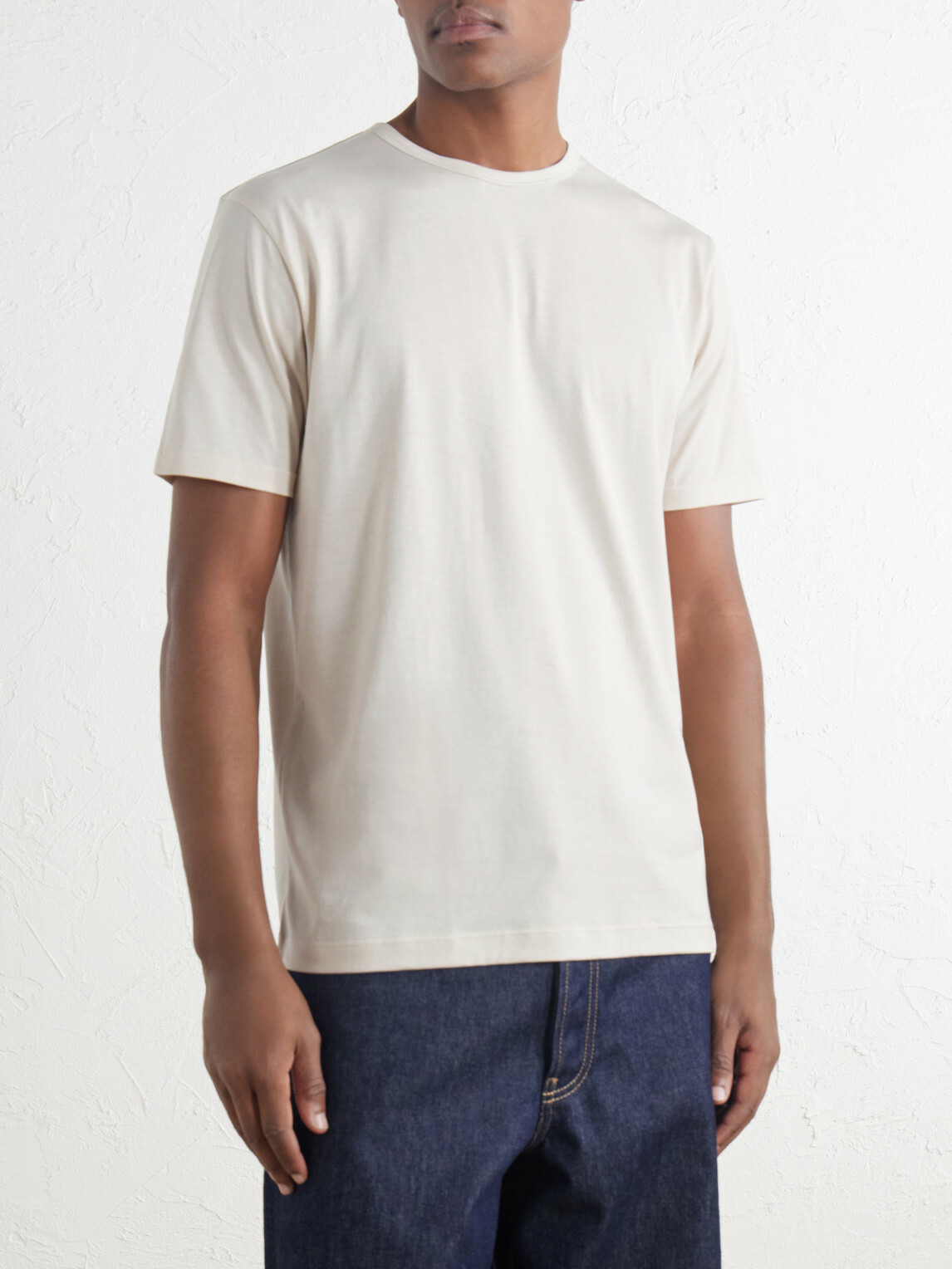 Sunspel - Cotton-Jersey T-Shirt - Neutrals