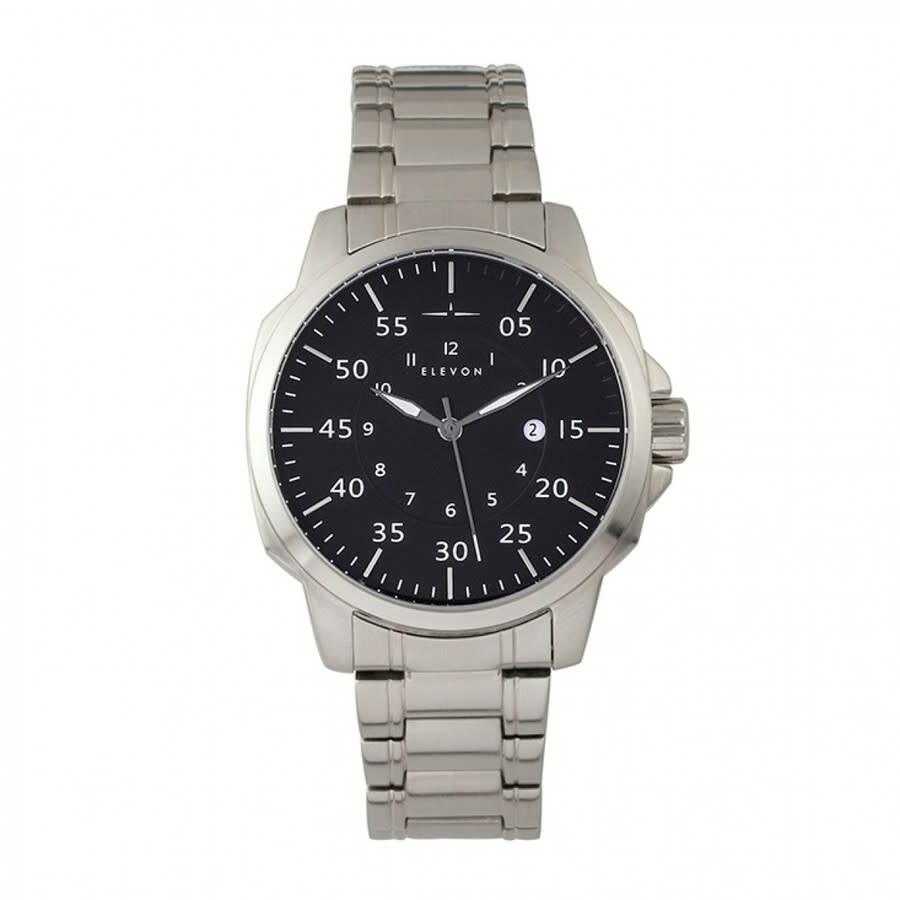 Elevon Hughes Black Dial Mens Watch ELE100-2