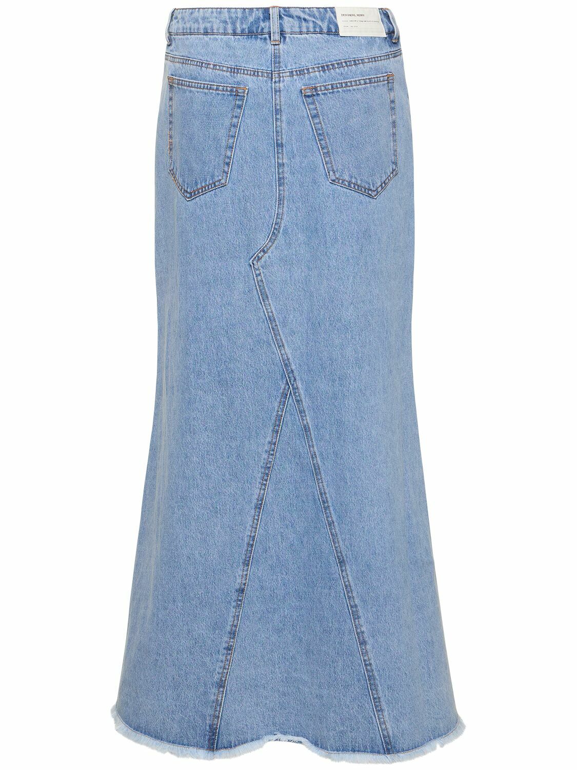 DESIGNERS REMIX Miles Patchwork Denim Maxi Skirt