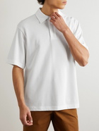 NN07 - Joey 3463 Cotton and Modal-Blend Piqué Polo Shirt - White