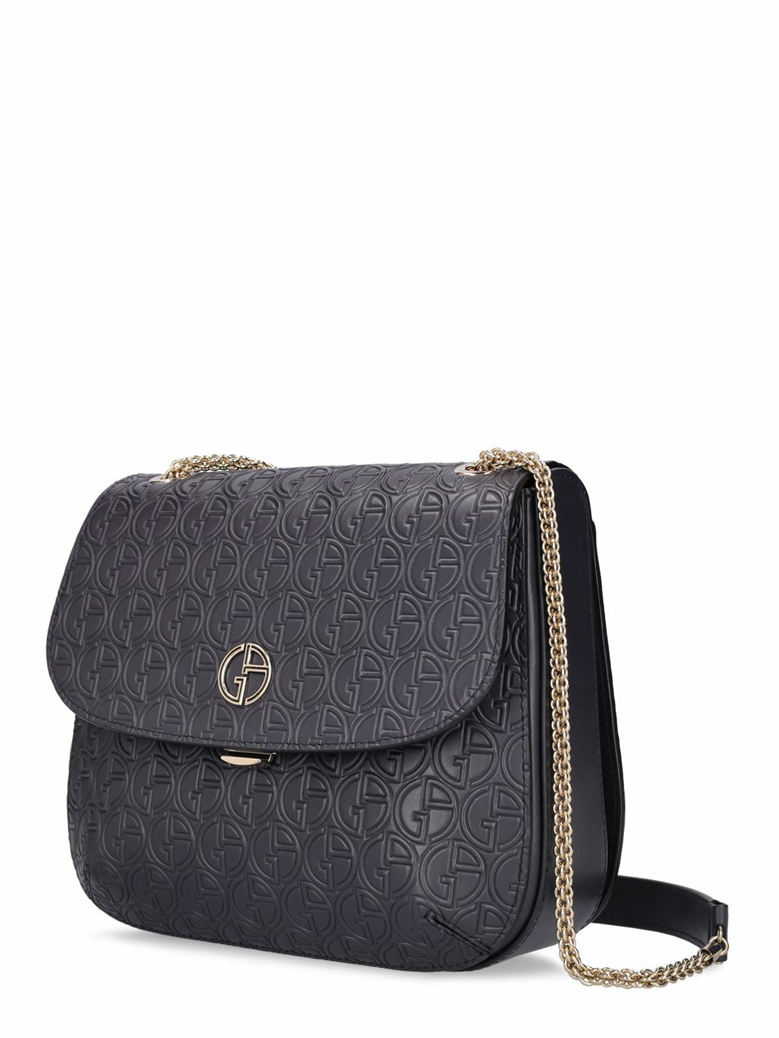 【関税送料無料】GIORGIO ARMANI CALF LEATHER SHOULDER BAG Leather shoulder bag | Giorgio Armani