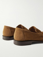 LOEWE - Campo Suede Loafers - Brown