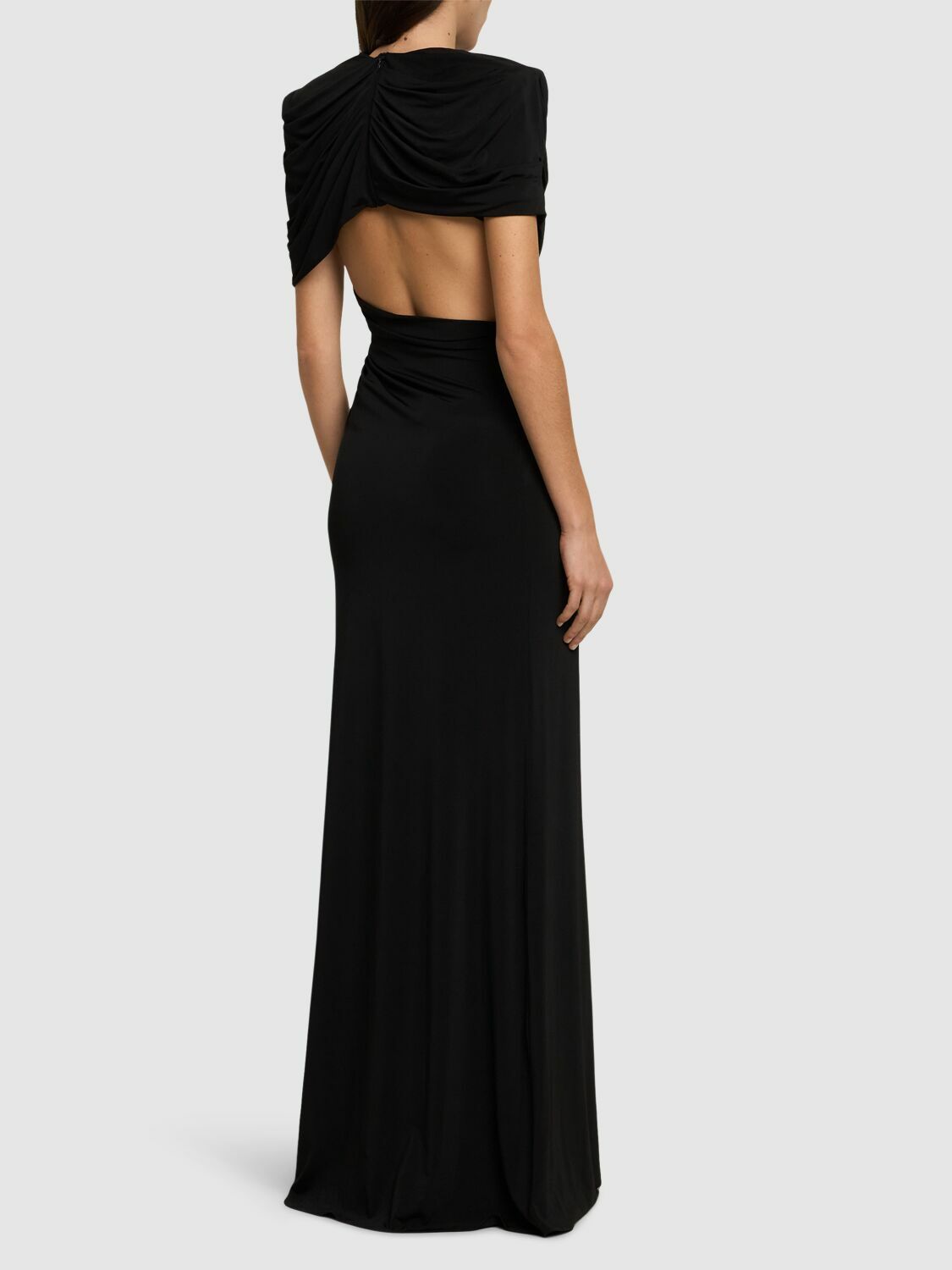 ワンピース Stella Mccartney Draped Jersey Dress STELLA MCCARTNEY Draped Jersey Cape Gown Stella McCartney