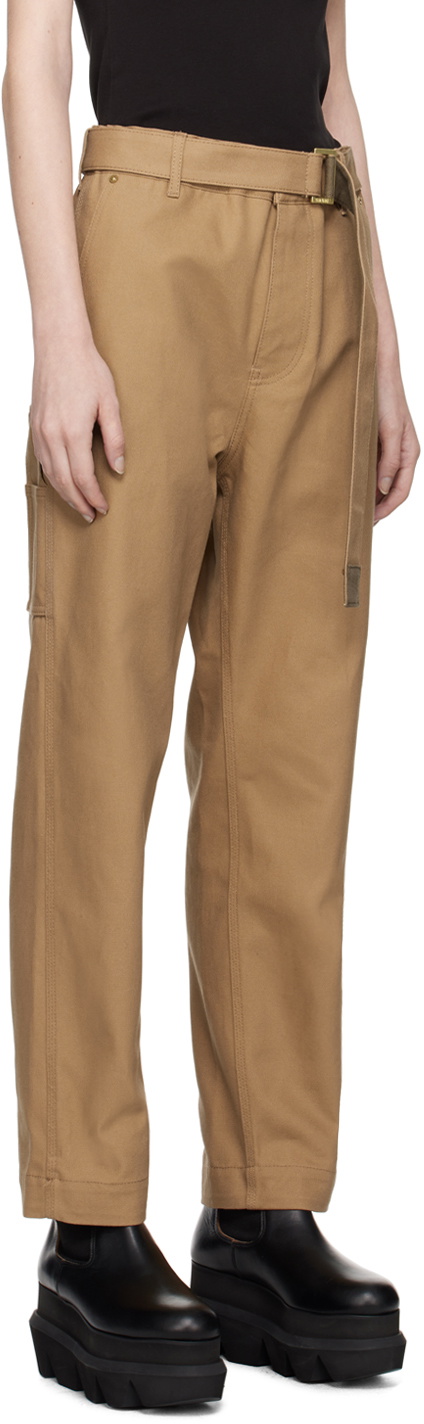 sacai Beige Carhartt WIP Edition Trousers Sacai