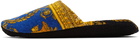 Versace Blue & Gold I Love Barocco Slippers