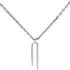 Givenchy Silver U-Lock Necklace
