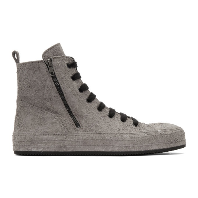 Photo: Ann Demeulemeester Grey Suede Rock Storm Sneakers