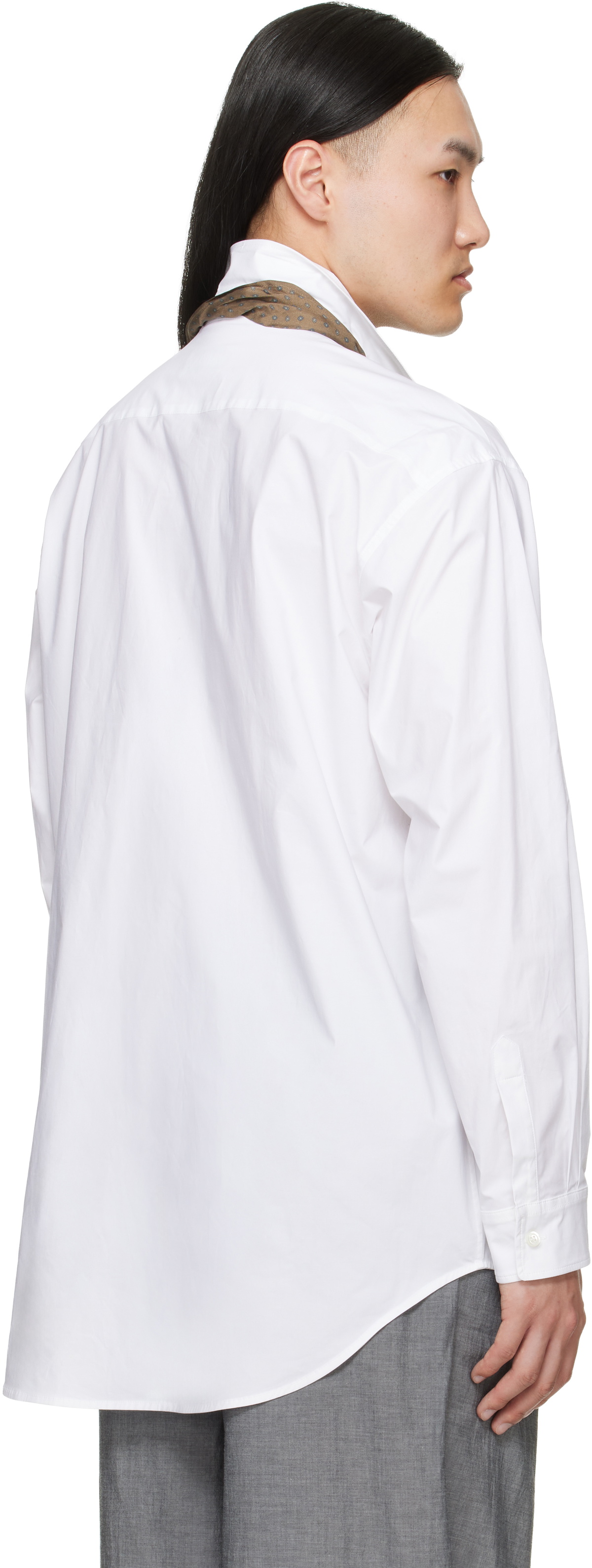 Magliano White Crispy Penna Long Sleeve Shirt
