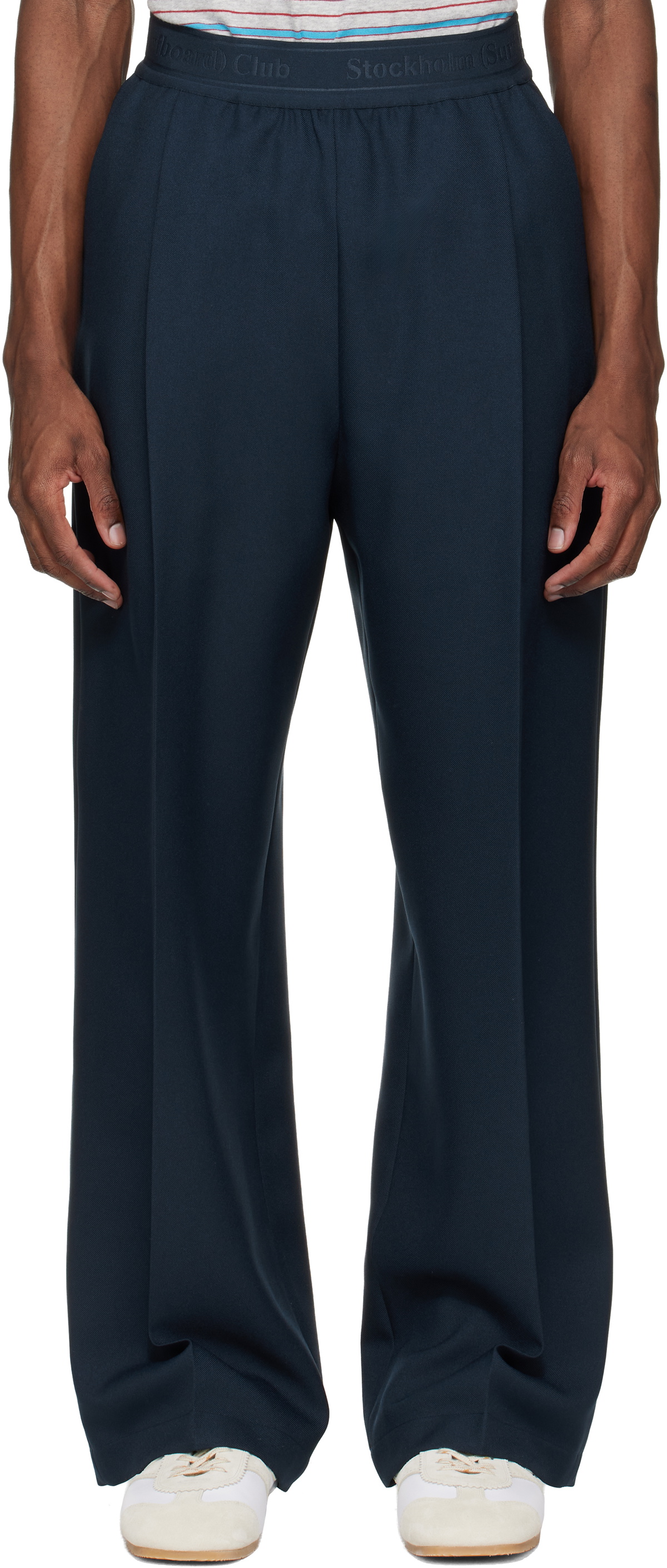 Stockholm (Surfboard) Club Navy Relaxed Fit Trousers