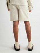 Nanushka - Julen Straight-Leg Cotton-Blend Drawstring Shorts - Neutrals