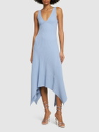 SIMKHAI - Kiara Sleeveless V Neck Midi Dress