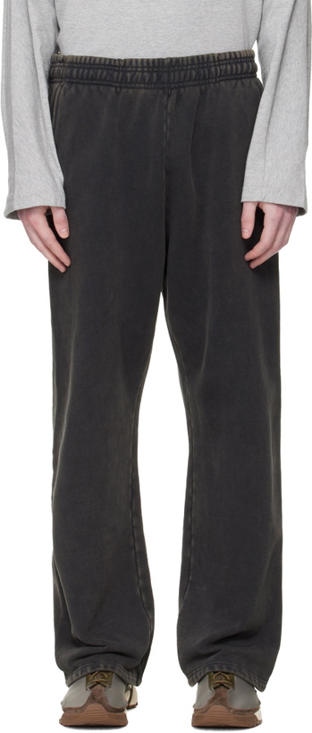 Photo: Entire Studios Black Straight Leg Sweatpants