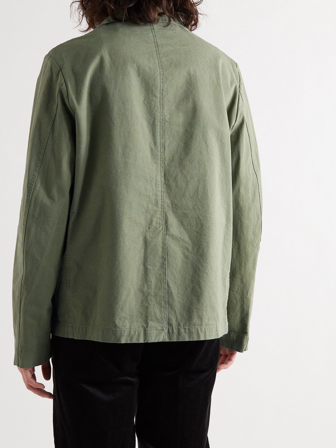 Margaret Howell - MHL Cotton-Drill Blazer - Green Margaret