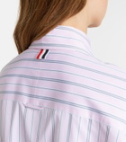 Thom Browne Striped cotton poplin shirt