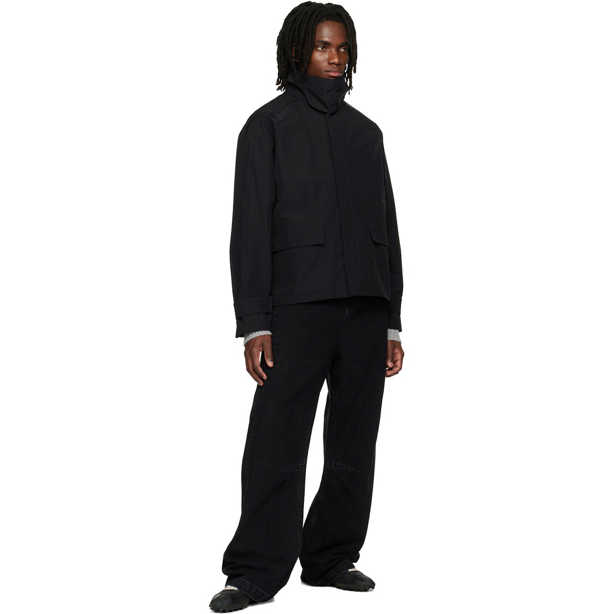 Entire Studios Black Trench Jacket