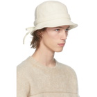 Jacquemus Off-White Le Bob Gadjo Bucket Hat