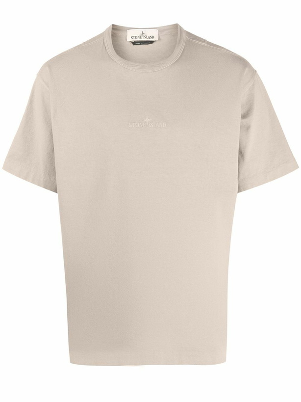 Photo: STONE ISLAND - Logo Cotton T-shirt