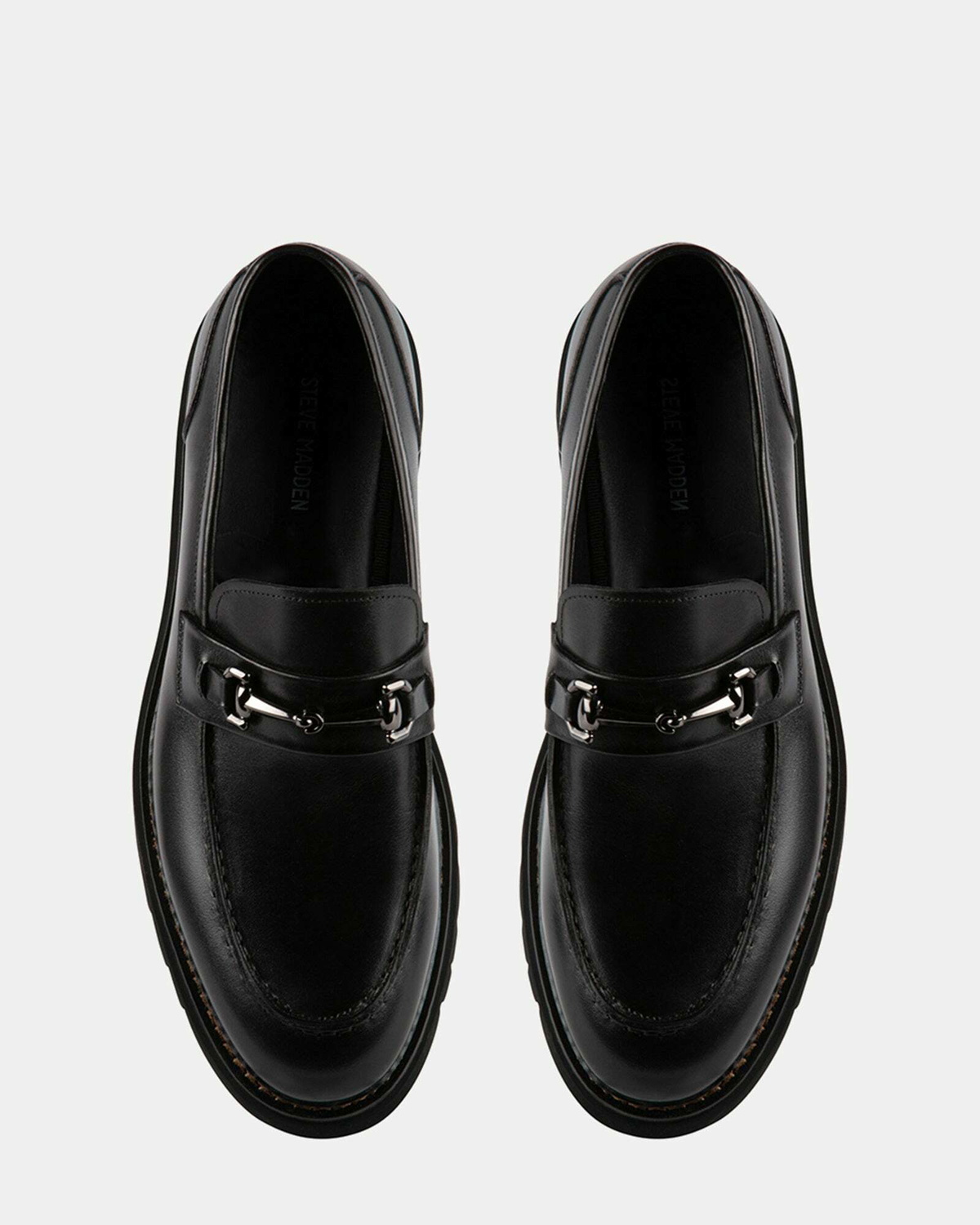 Steve Madden Elisio Loafers in Black
