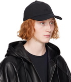 Juun.J Black Nylon Logo Ball Cap