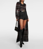 Missoni Zig Zag metallic knit tank top