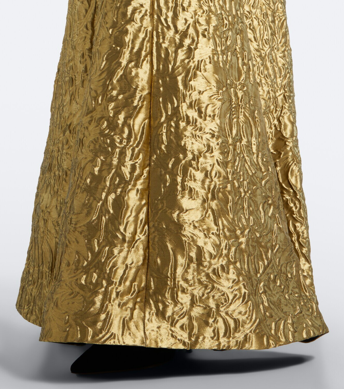 Emilia Wickstead Malinda metallic-effect cloqué gown