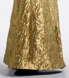 Emilia Wickstead Malinda metallic-effect cloqué gown