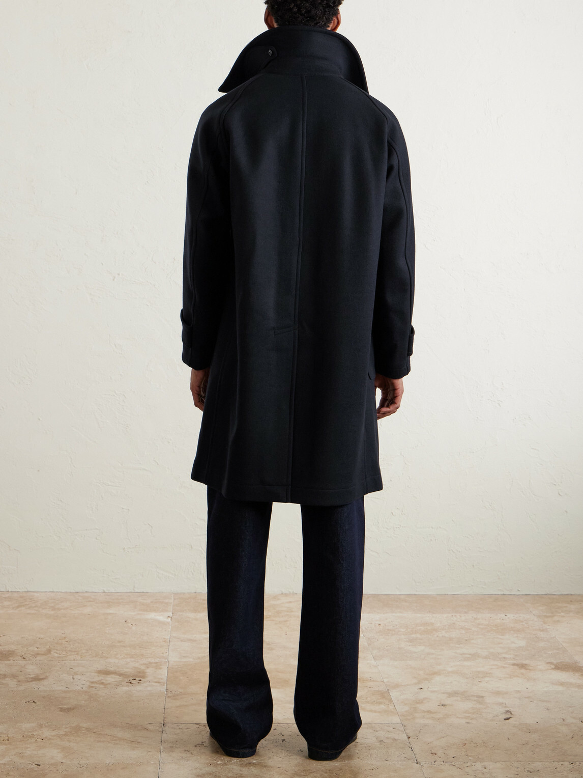 Kaptain Sunshine - Traveller Wool Coat - Blue