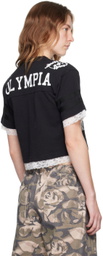 MadeMe Black Lace Trim T-Shirt
