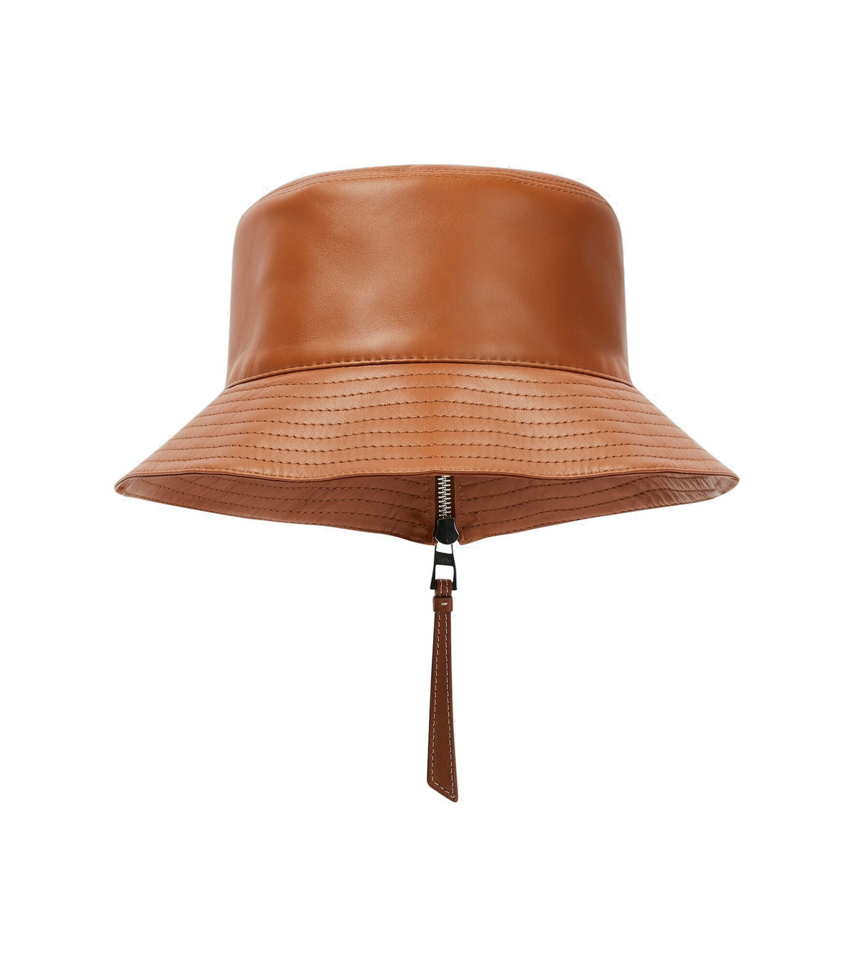 ハット LOEWE  Loewe Hats Women Leather Brown/Tan New Loewe Tan Leather Fisherman Bucket Hat | eBay