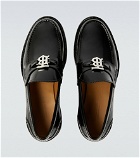 Burberry - Polished leather loafers