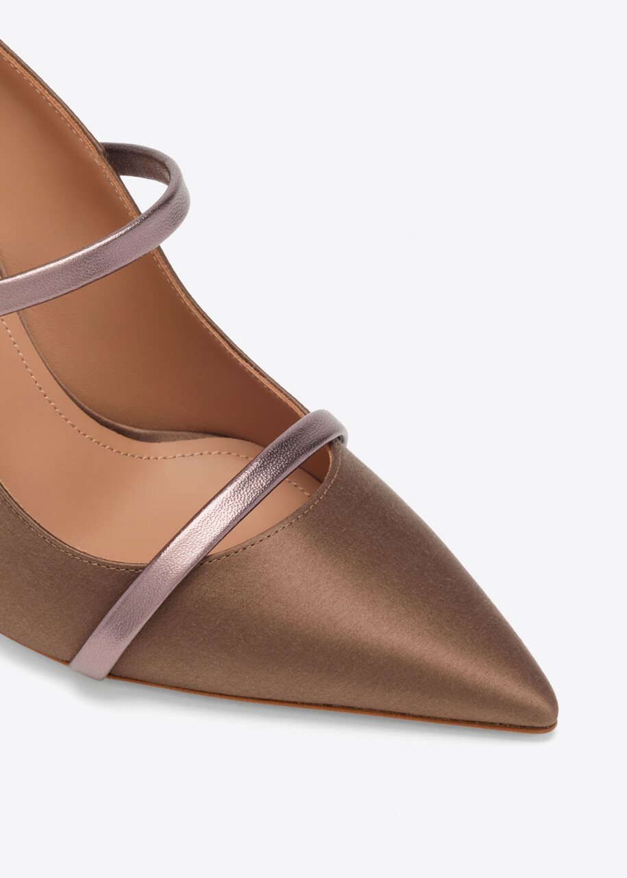 Malone Souliers Diaz 90 Satin Pumps