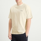 Palmes Men's Logo Stitch T-Shirt in Off-White