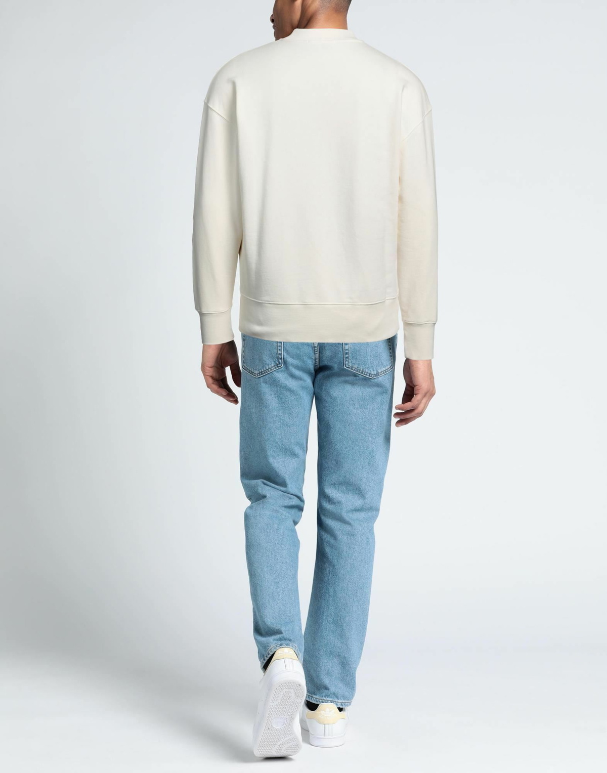Msgm Mens Sweatshirt Ivory