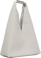 MM6 Maison Margiela Gray Jewel Handle Classic Tote