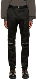 sacai Black Zip Trousers