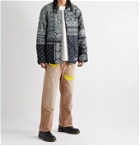 KAPITAL - Quilted Patchwork Bandana-Print Padded Cotton Jacket - Gray
